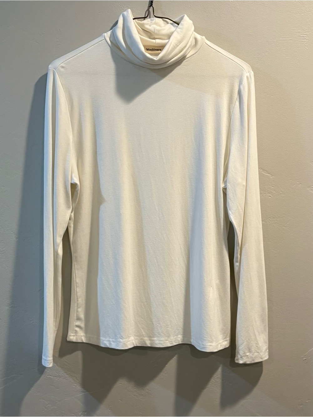 WoolOvers Cream Turtle Neck Long Sleeve Shirt